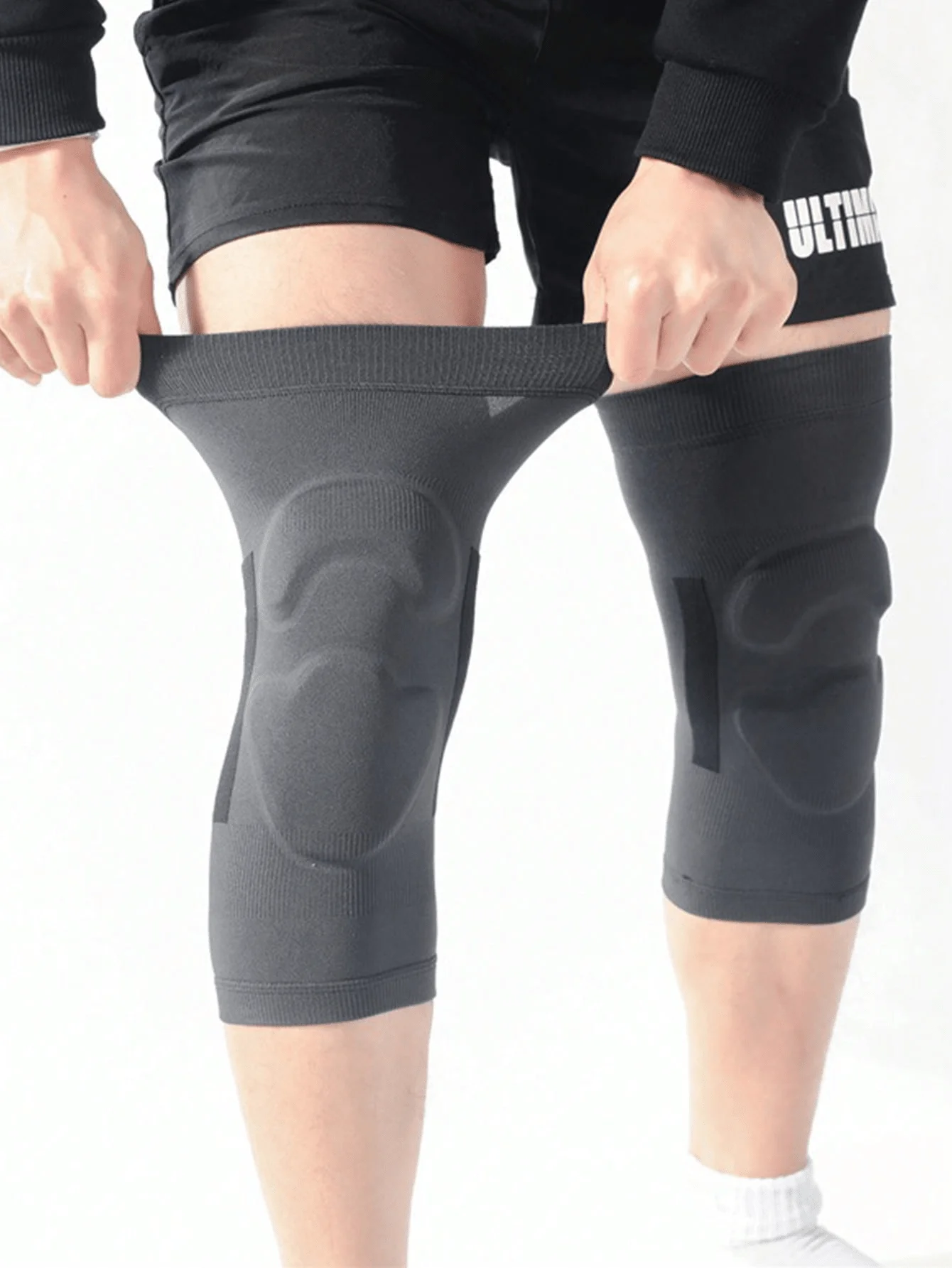 

1pc/A Pair,EVA Anti-Collision Cushioning Sports Knee Pads Fitness Cycling Sports Protective Equipment Anti Slip Universal Basketball Knee Pads, Suitable For Daily Fitness Training, Yoga Pilates Sports Fitness Summer New