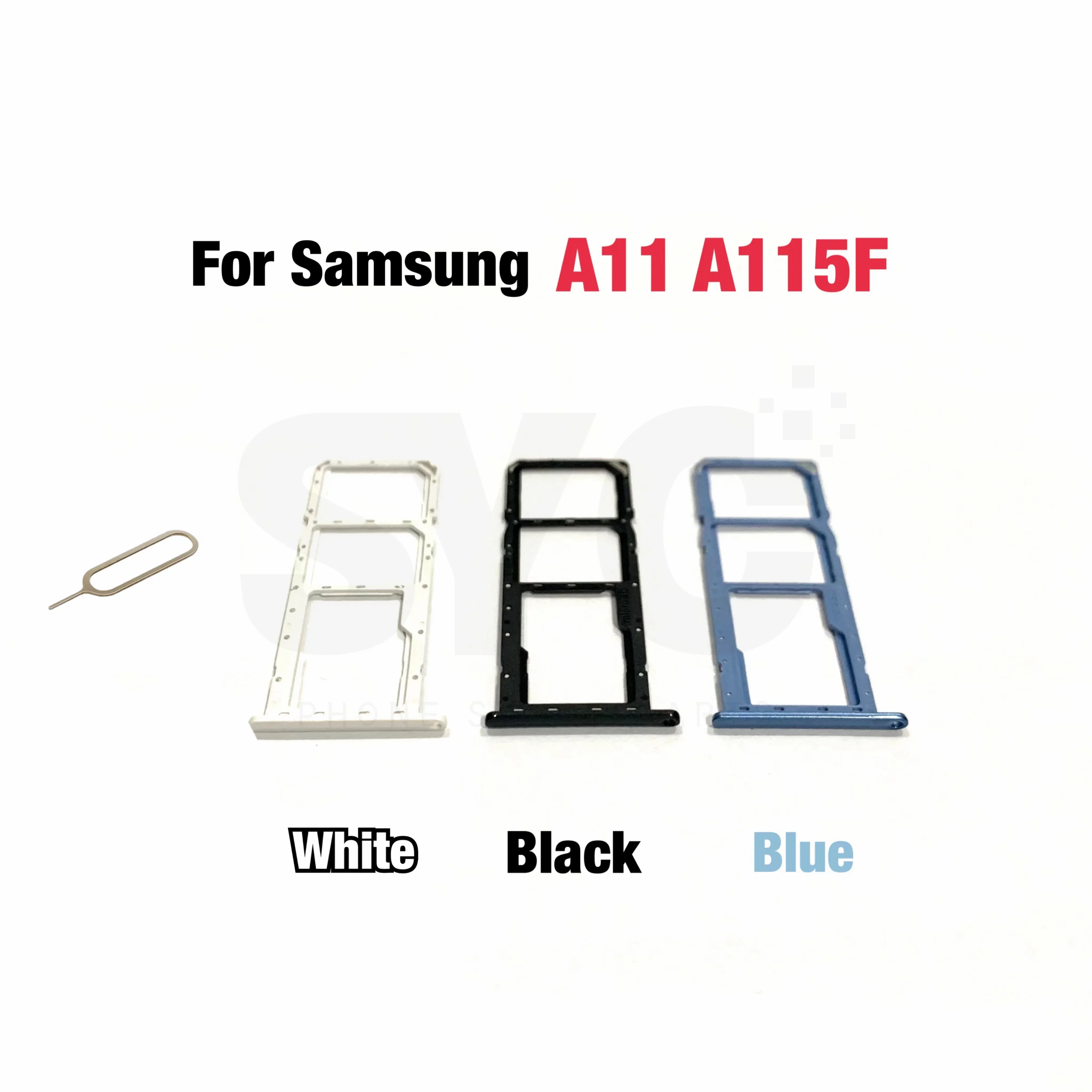 New Sim Tray Holder For Samsung  A11 A115 A115F SIM Card Tray Slot Holder Adapter Socket Repair Parts