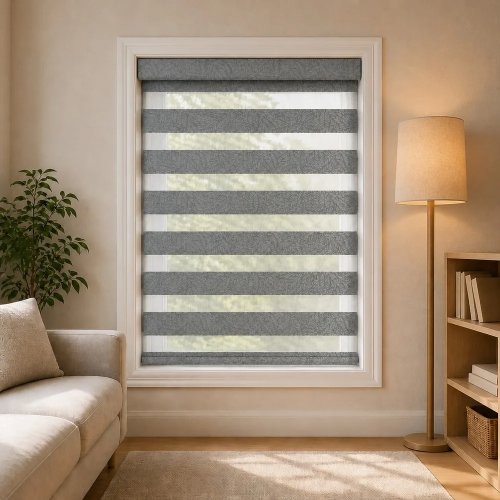 American Popular Customized Battery Motor Alexa Tuya Google Directly Connect Zebra Blinds For Home Windows