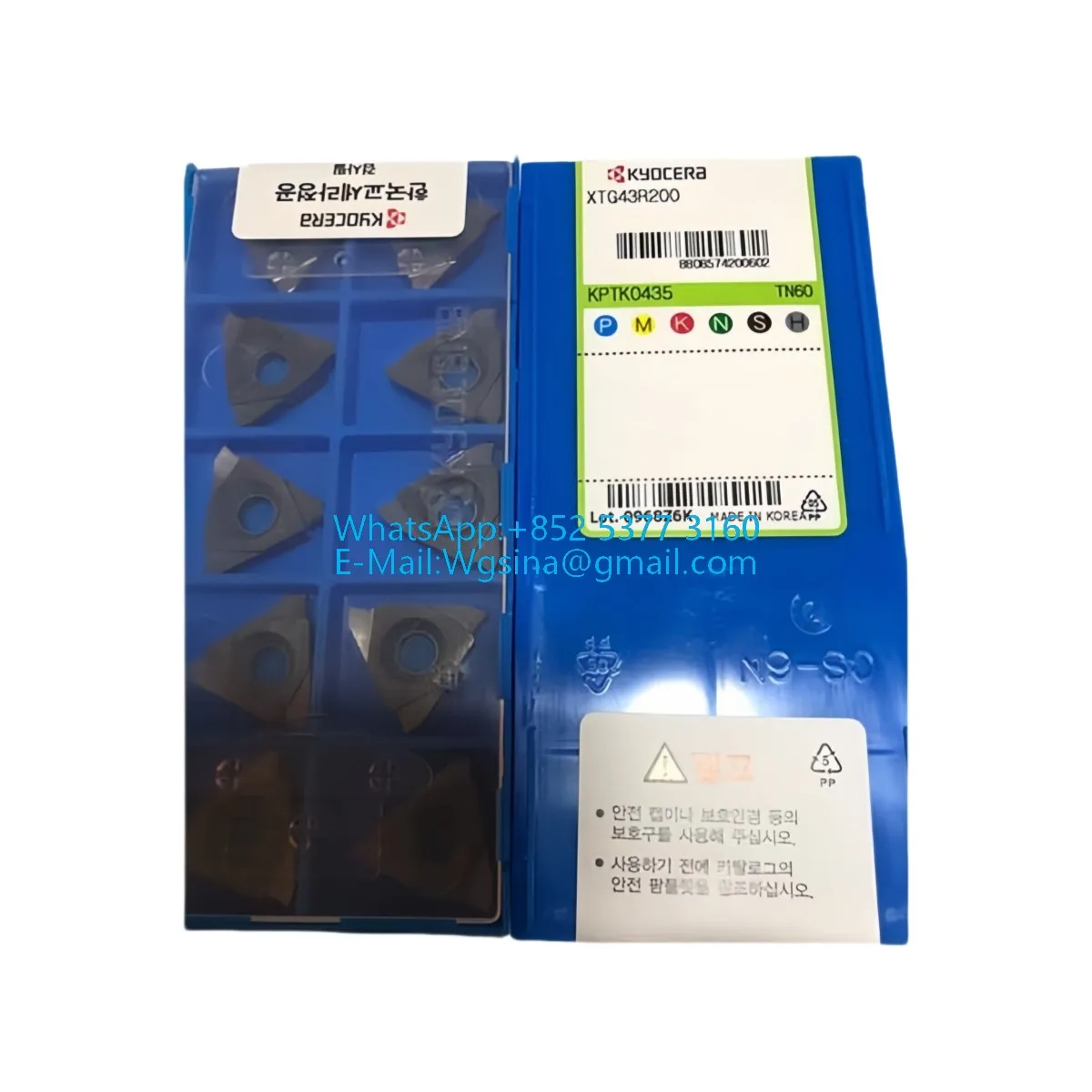 XTG XTG43R 200 230 250 300 TN60 Groove Insert 100% Original