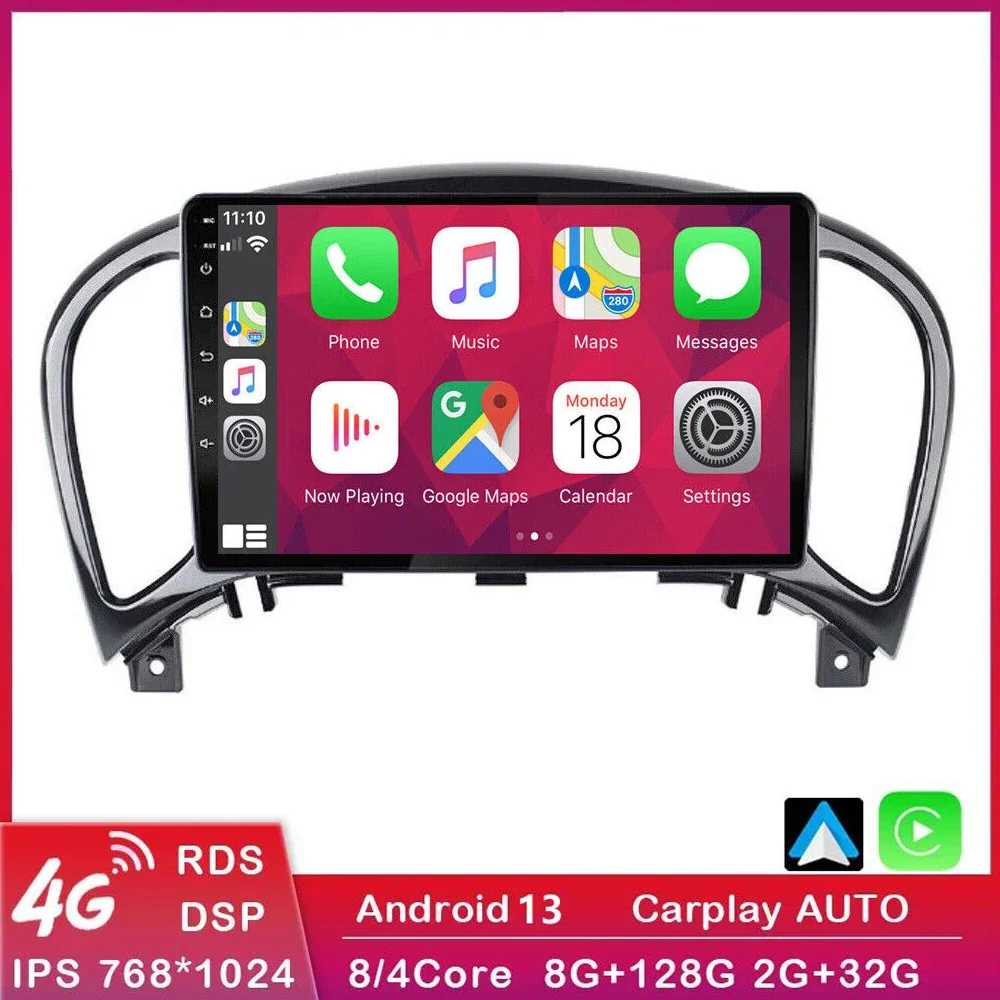 

2 Din Android 13 Car Radio For Nissan Juke YF15 2010 2011 2012 2013 2014 IPS Screen Multimedia Video Player Carplay Autoradio