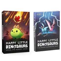 Happy Little Dinosaurs English Unicorn Chess and Card Strategy Board Game Cards