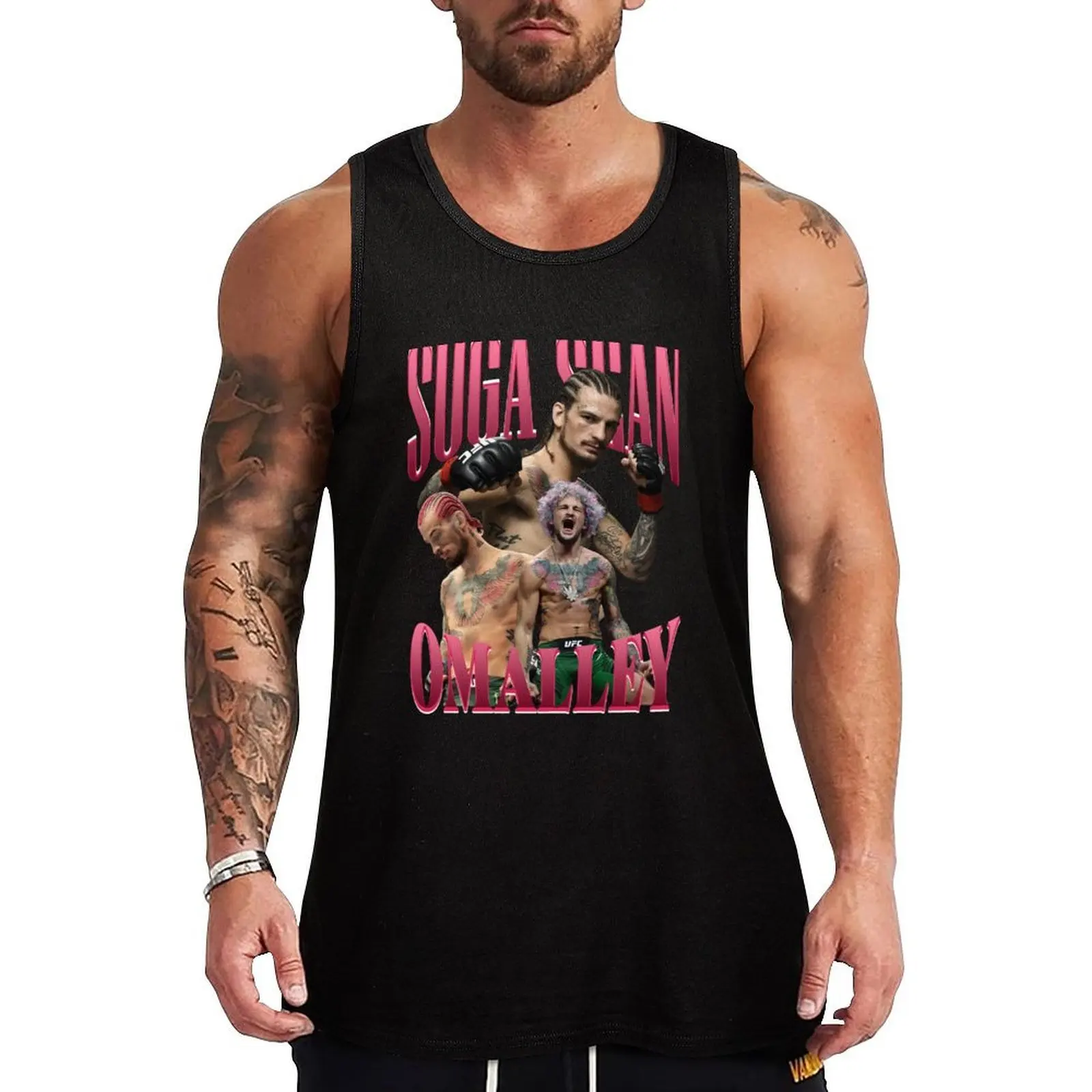 

suga-sean-omalley pink Tank Top Anti Odor Tank Top Moisture Wicking Workout Shirt