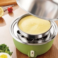 350W Egg Cooker Multifunction Student Dormitory Fast Breakfast Machine Automatic Power Off 304 Stainless Steel Electric Steamer