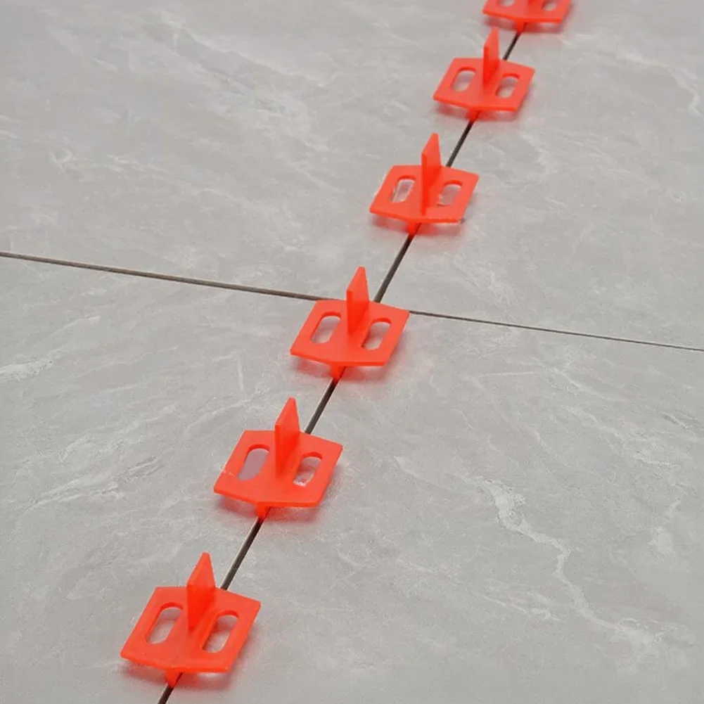 100pcs T-Shape Tile Spacers Clips Leveling System For Floor And Wall Leveling System Gap Control Wedges Construction Wedge Tool