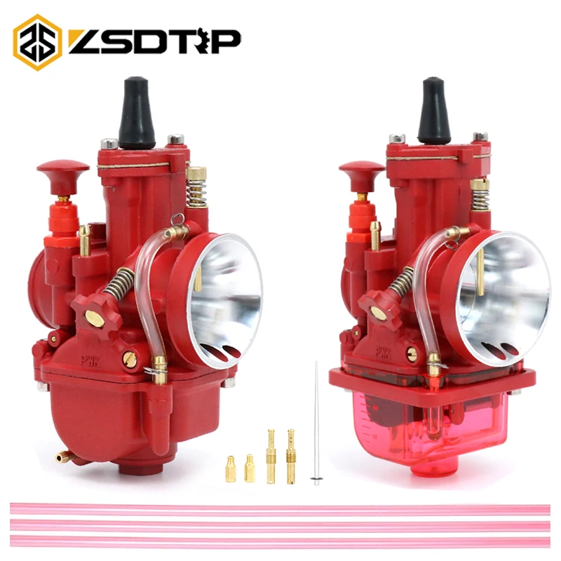 ZSDTRP KEIHIN 2T 4T Roller ATVUTV 50CC 125CC 250CC Motor Motorrad Rot PWK Vergaser 21 24 26 2830 32 34mm