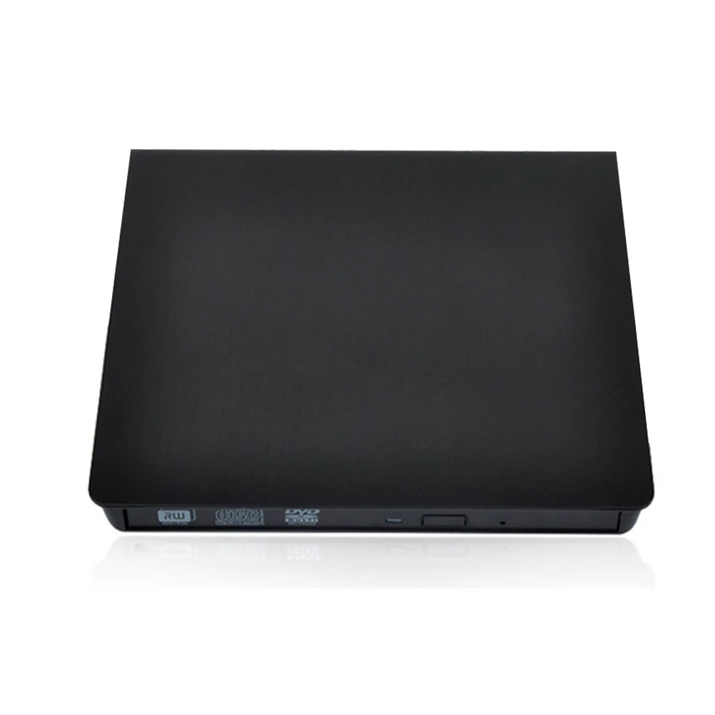 

External DVD Burner Drive for Computer Black USB 3 0 Data Transfer Portable Compact Design Stable Transmission External Drive