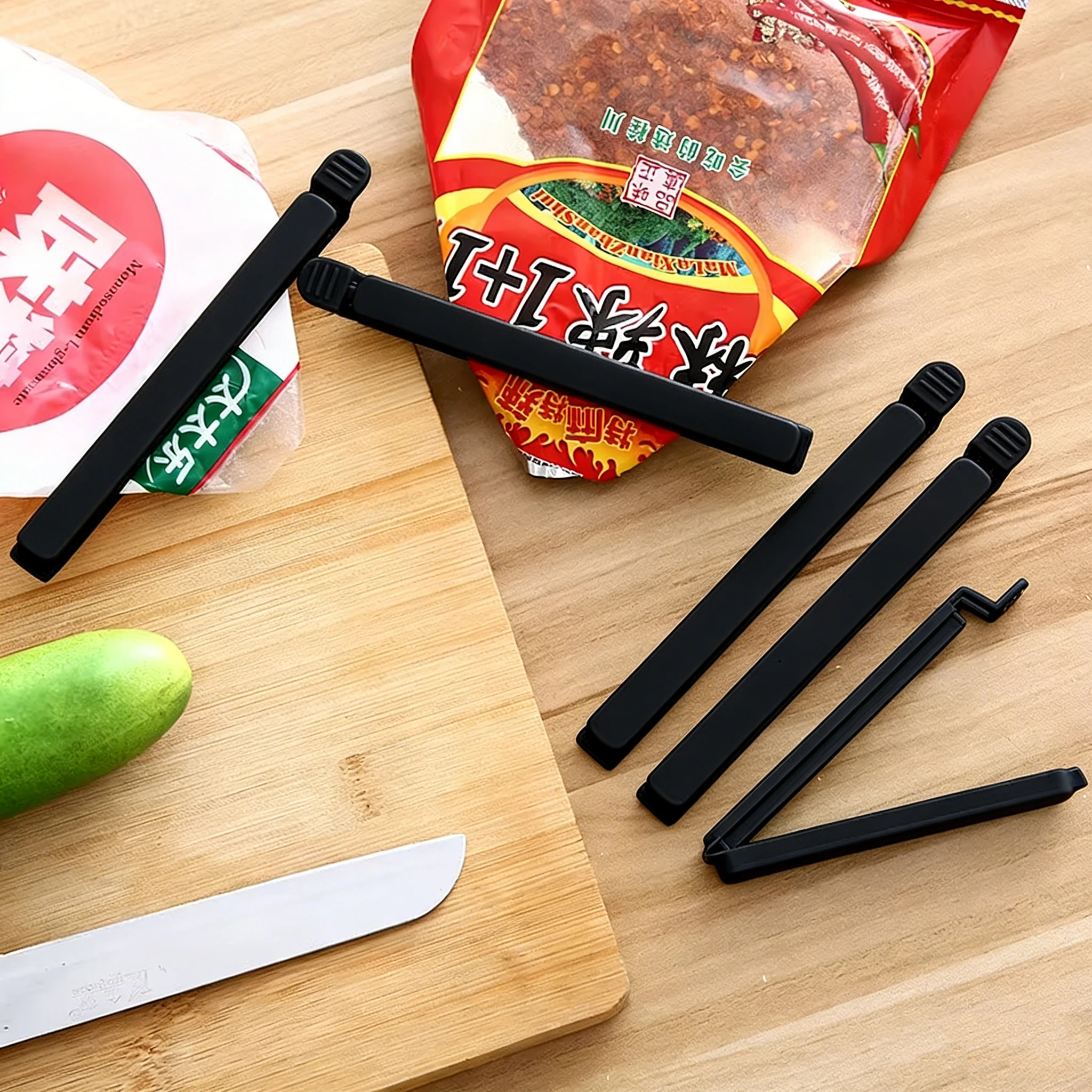 

20/60pcs Food Storage Portable New Kitchen Accessories Food Snack Seal Sealing Bag Clips Sealer Clamp Plastic Tool