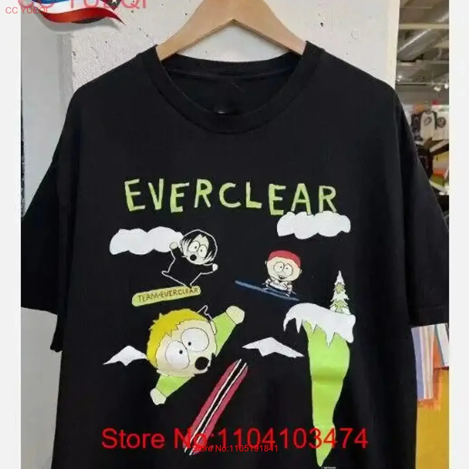 

Everclear Band Music For Lovers Fan T Shirt Great new vintage Washed Unisex Comfortable homme Stylish Soft fashion