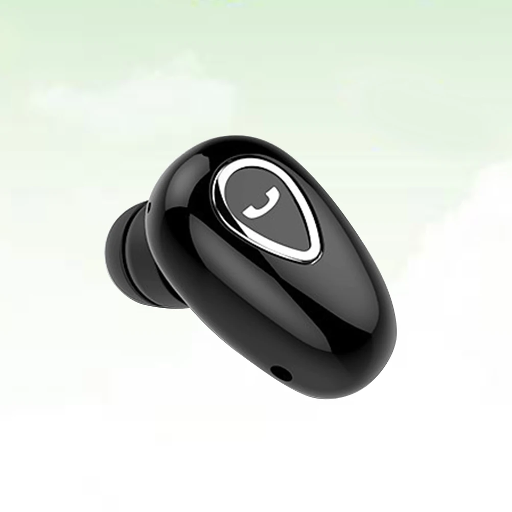 Drahtloser In-Ear-Kopfhörer Mini unsichtbar für Sport Schwarz.1 True Stereo Bass NFC Multifunktions-Anrufmusik Sprachsteuerung