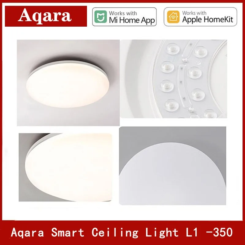 Original Aqara Smart Ceiling Light L1 -350 Zigbee 3.0 Color Temperature Bedroom Led Lamp Light Work With Mijia APP Apple Homekit