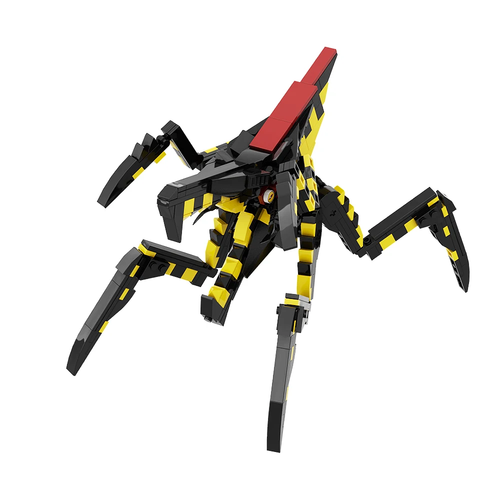 Gobricks MOC película Starships soldado guerreros insectos bloques de construcción arácnido Uropygis modelo insecto ladrillos juguetes niños regalo