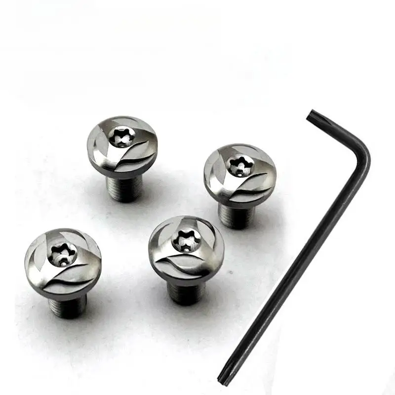 1 Set Custom Grip Handle Screws Nails Stainless Steel with Key Screwdriver for 1911 Models DIY Accessories