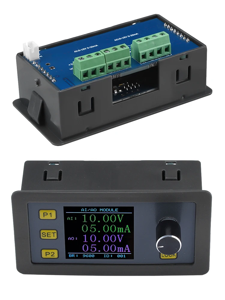 DC 0/2-10V 0/4-20mA High Precision Digital Signal Generator Current Source Analog Input/Output Measurement Frequency Generator