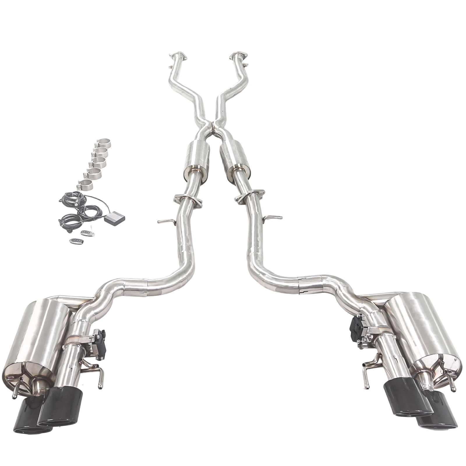 

GFC/ for 22 models of Lexus IS500 RCF GSF 5.0L Catback full straight pipe + resonator electronic valve performance exhaust pipe