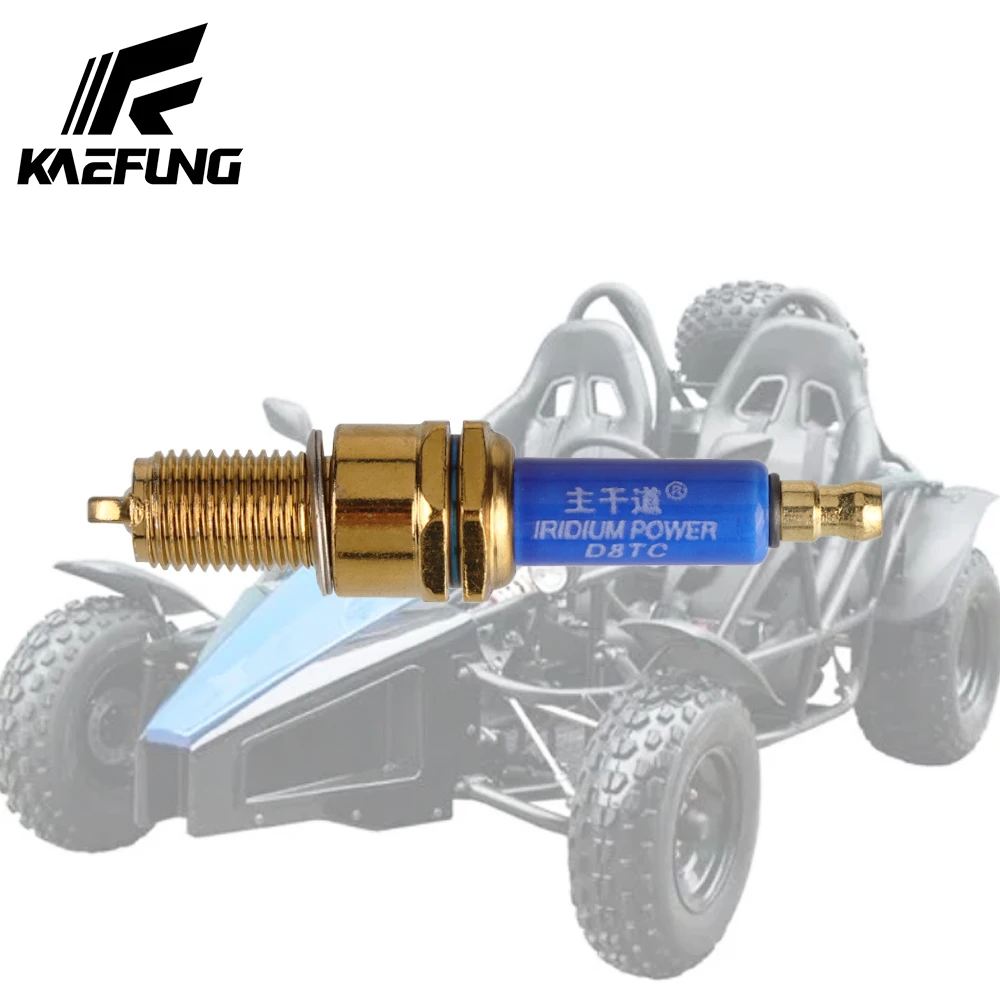 

D8TC Spark Plug For CG 150cc 200cc Taotao Kazuma Sunl Roketa Pocket Bike Scooter Motorcycle Go Kart Motorcross Dirt Pit Bike ATV