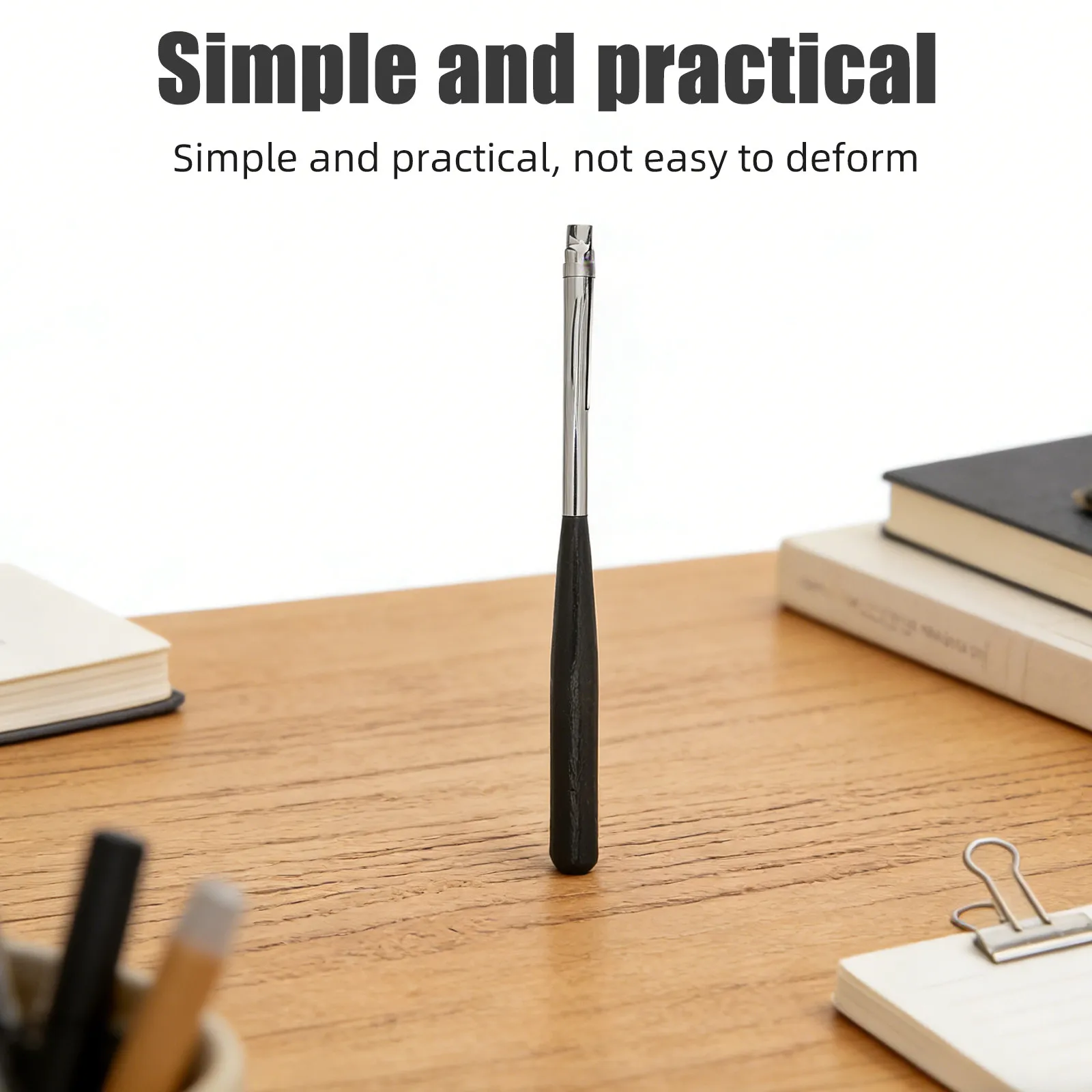 2Pcs Birch Charcoal Pencil Holder Wood Copper Tube Artist Charcoal Pencil Holder Pastel Drawing Supplies for Outdoor Sketching