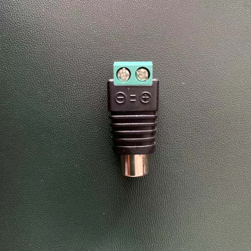 RCA Audio Luidsprekerconnector RCA Stekker Vrouwelijke Jack Draad Soldeervrije Press-on Spring Terminal Audio AV-kabeladapter