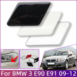 Headlight Washer Nozzle Cover For BMW 320 325 328 330 335 E90 E91 LCI 2009-2012 Sprayer Lid Cap Painted Washer Jet Cover Cap