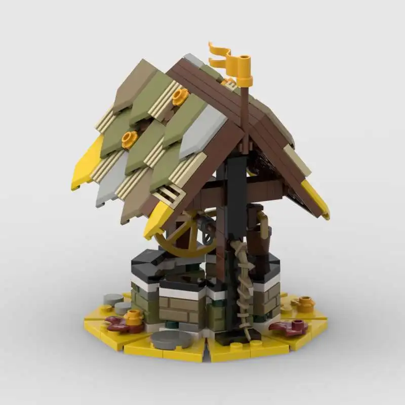 

Medieval well model 185 pieces Creative festival MOC building block toys suitable for all architecture enthusiasts
