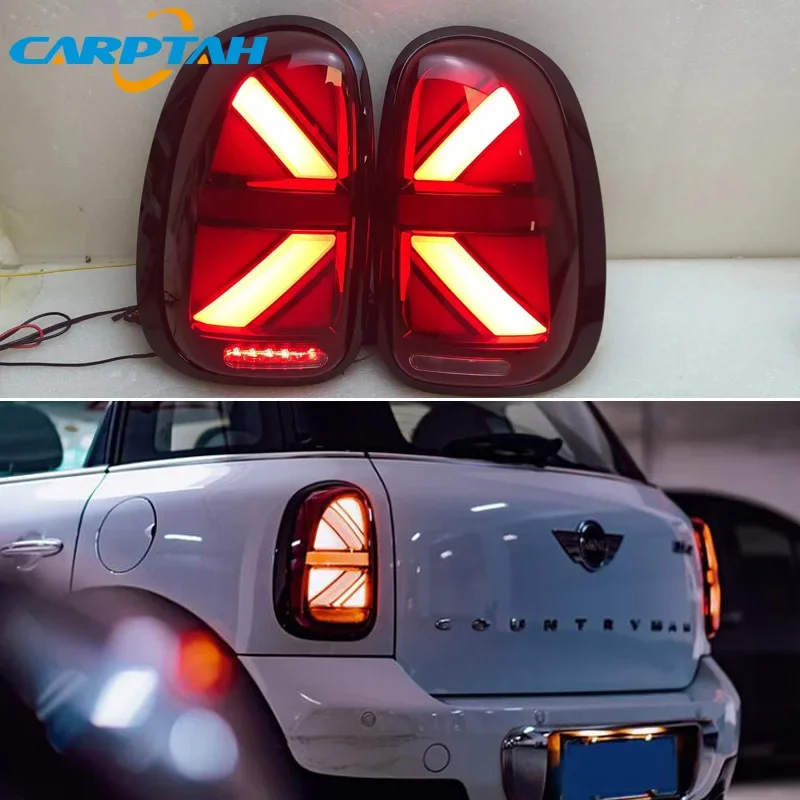 Car Styling Tail Lights Taillight For Mini Countryman R60 2010-2016 Rear Lamp DRL + Dynamic Turn Signal + Reverse + Brake LED