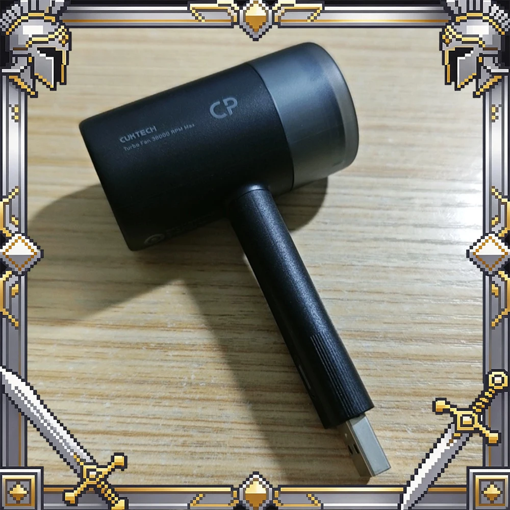 CukTech BF01 Handheld Small Fan Brushless DC Motor 3rd Gear Adjustable Wind Speed Handheld Fan Low Noise Light Weight For Gifts