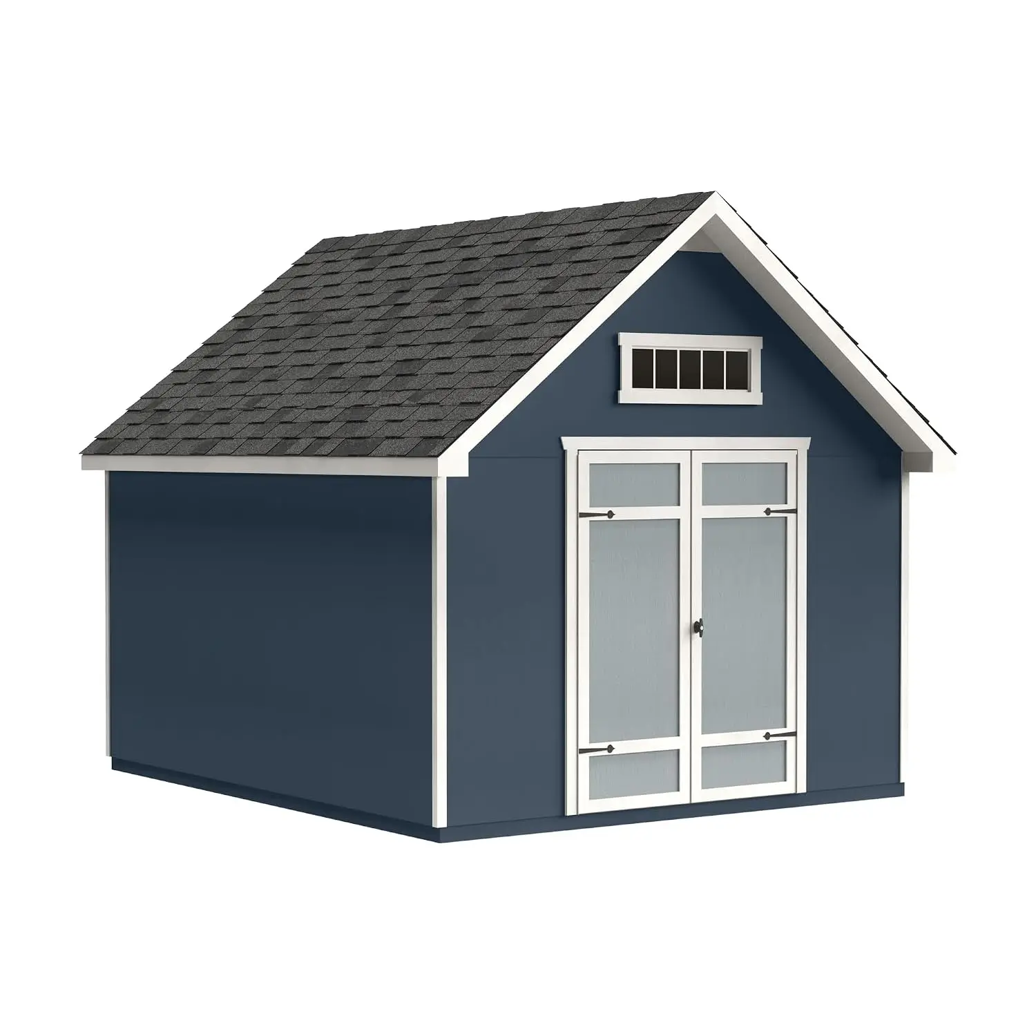10x12 Wooden Storage Shed with Floor Kit DIY Outdoor Garden Backyard Tool House, Customized