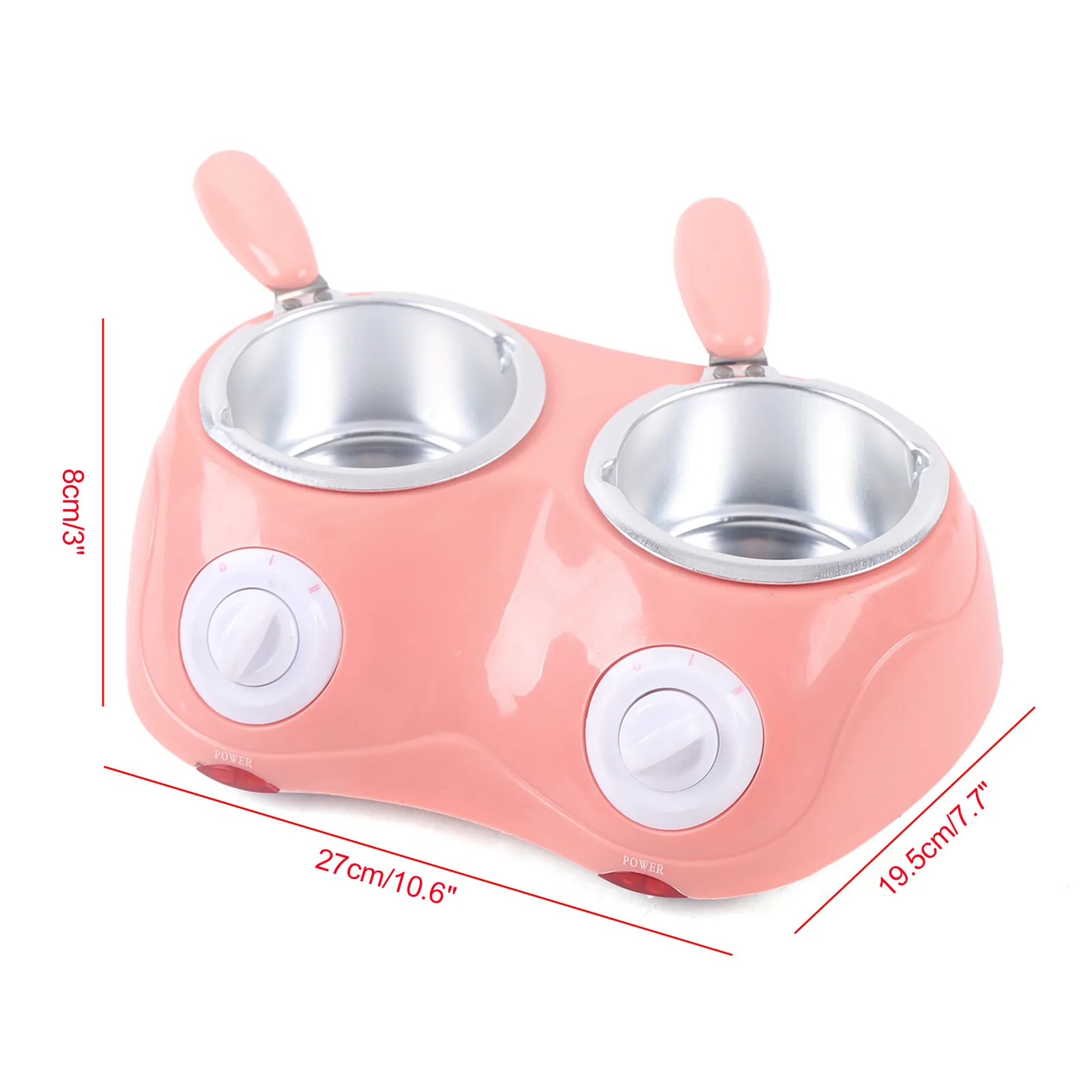 

Professional Style Home Chocolate Melting Pot, 2 Saucepans for Baking & Candy Making