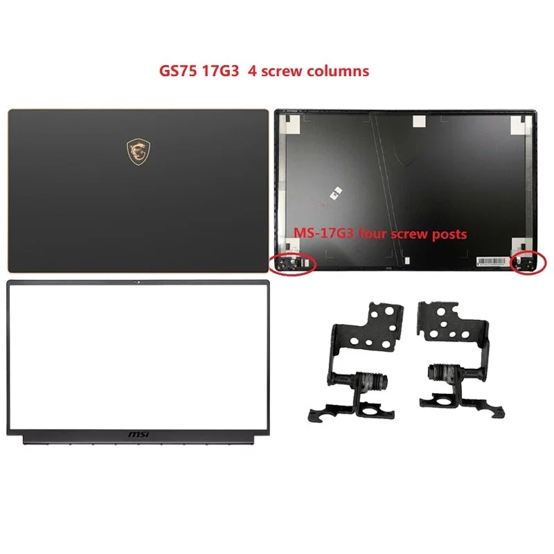 

New for MSI GS75 P75 Stealth MS-17G3 17.3in LCD Back Cover Front Bezel Hinges US