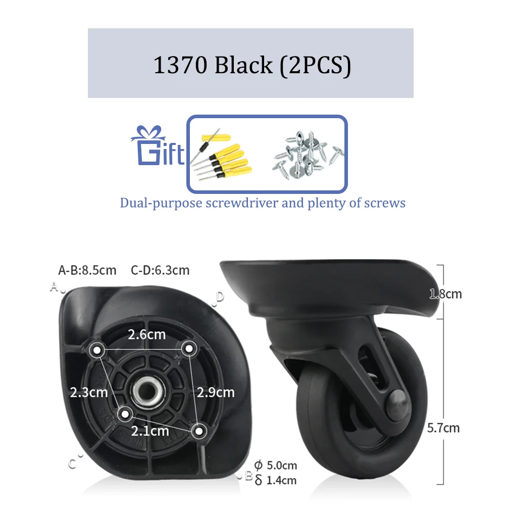 Suitable For Lojel Suitcase Wheel 2909 Trolley Case Roller 1571 Pulley 1602 Password Box Wheel 1370 Replacement Rollers Parts