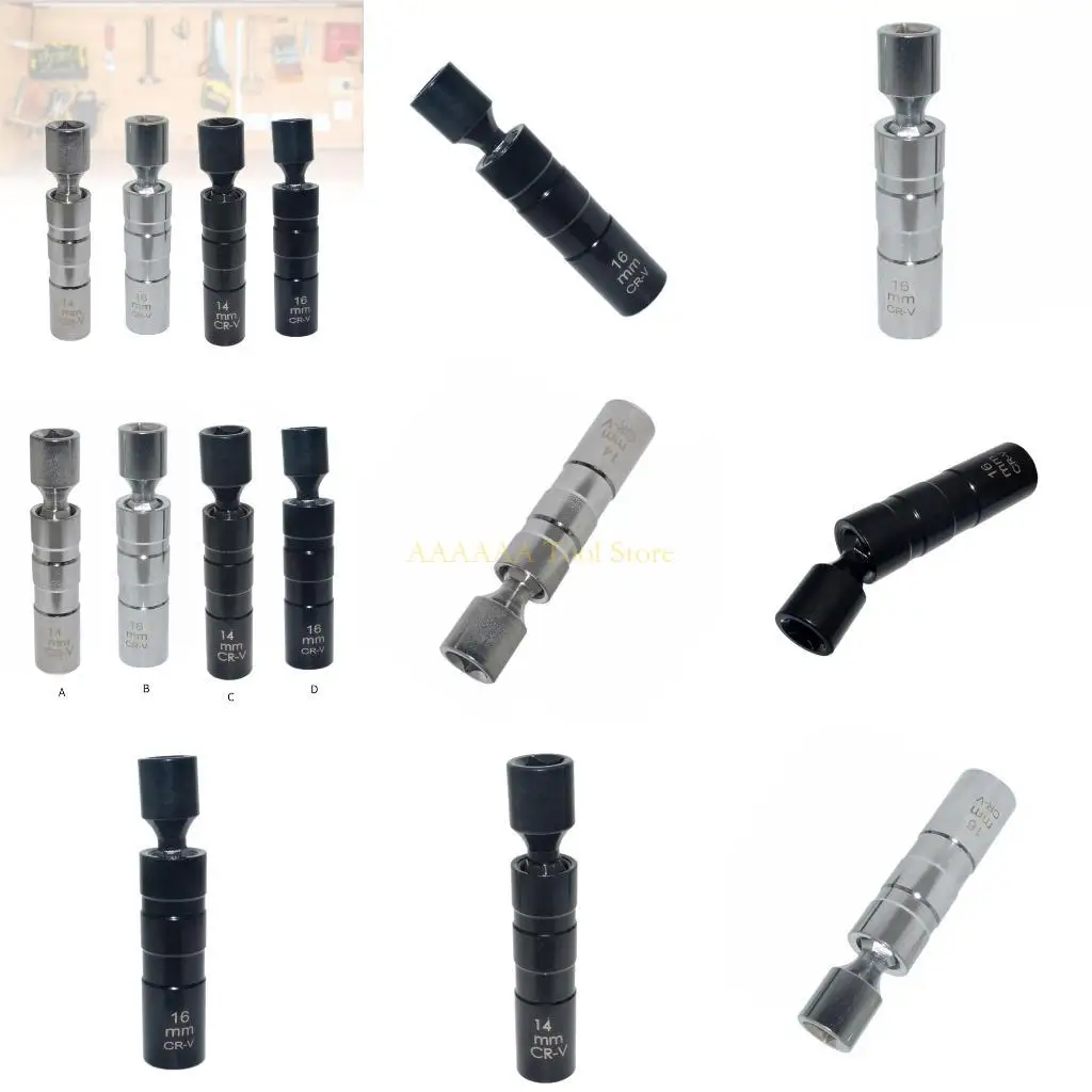

A2BE 14mm 16mm Thin Wall Swivels Socket 3/8inch Drive 12 Point