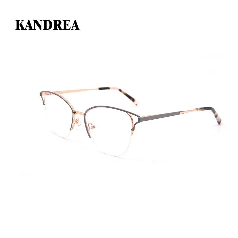 

KANDREA Vintage Cat Eye Eyewear Women Ultralight Optical Myopia Glasses Frames Alloy 2022 Fashion Computer Eyeglasses JDY0200