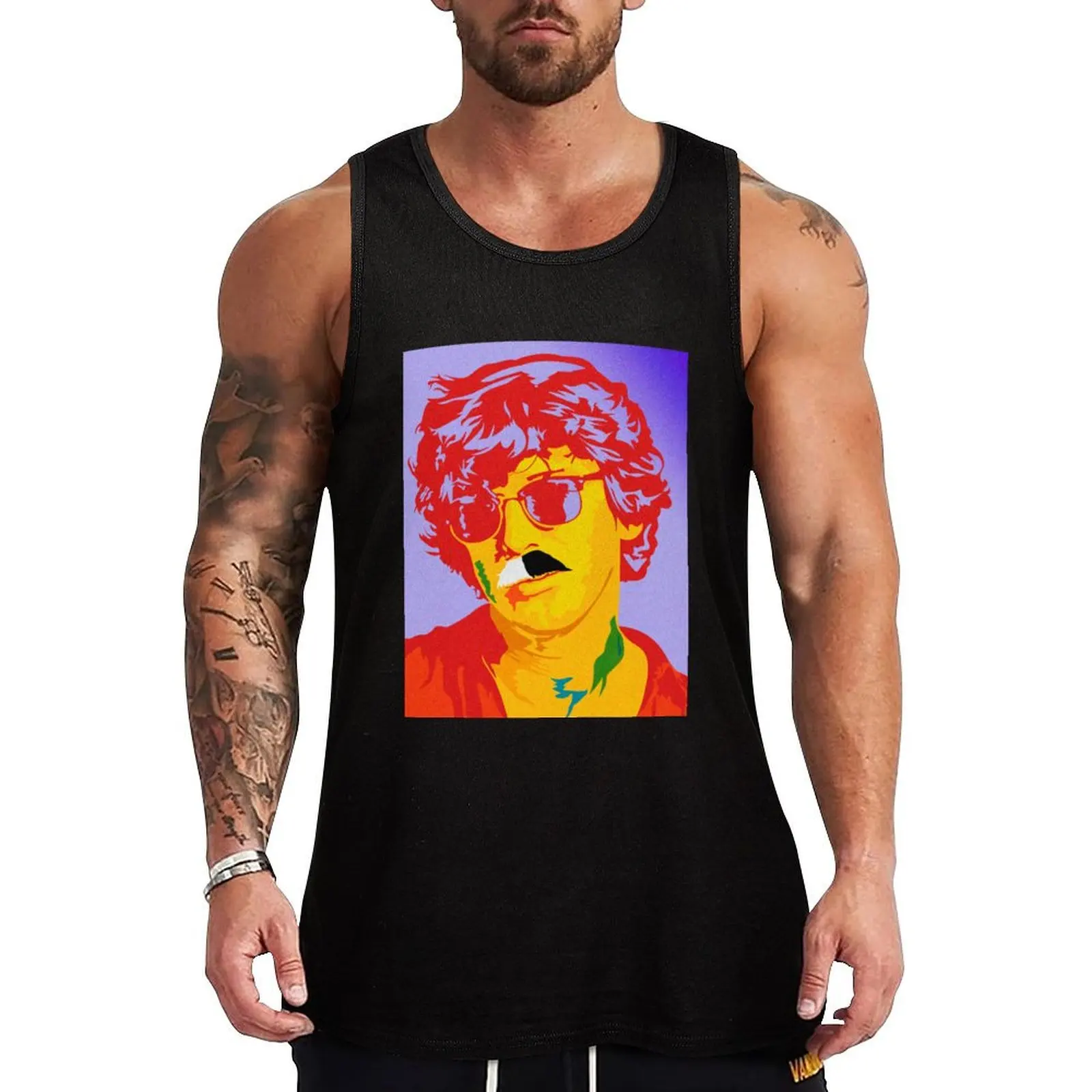 

Charly garcia art Tank Top vests for men Men's t shirt