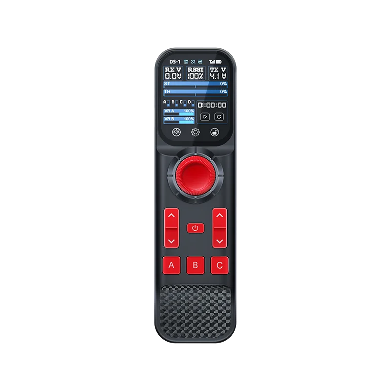 HOTRC DS-800 DS800 8CH 2.4G Radio System Transmitter Touchable Color Screen Remote Control F-08A Receiver for RC Boat Ship Car