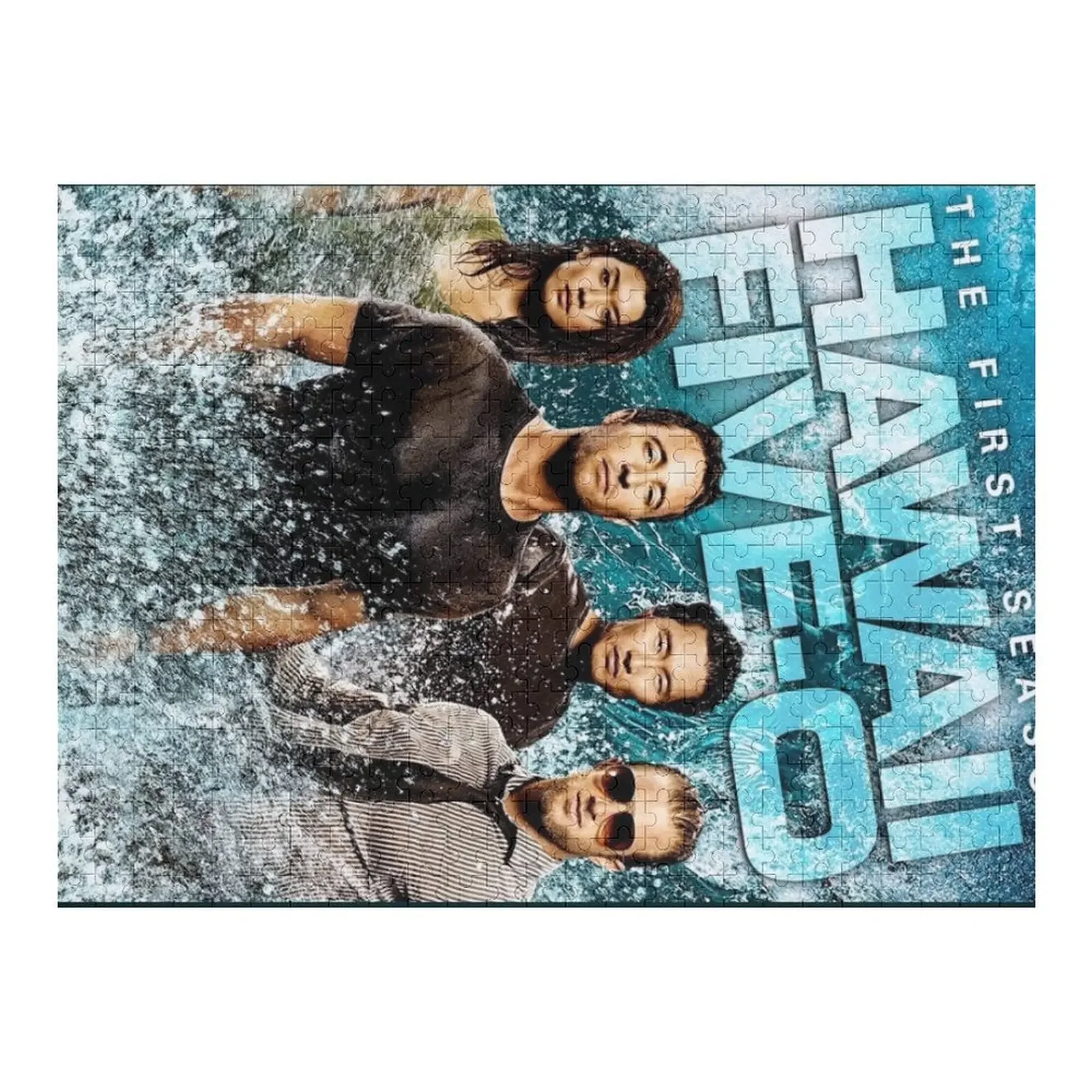 

OG cast Hawaii Five-0 Jigsaw Puzzle Game Children Custom Name Wood Works Of Art Puzzle