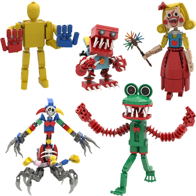 Poppy Playtime : Nouvelle série de figurines de construction éducatives à mini-particules, chapitre 5, pour décoration de bureau et cadeau de fêtes