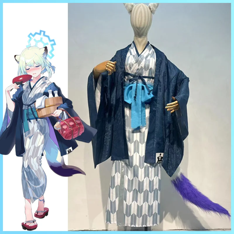 

Game Blue Archive Cos Mayoi Shigure Cosplay hot spring loose kimono Cos Women Yukata Costume