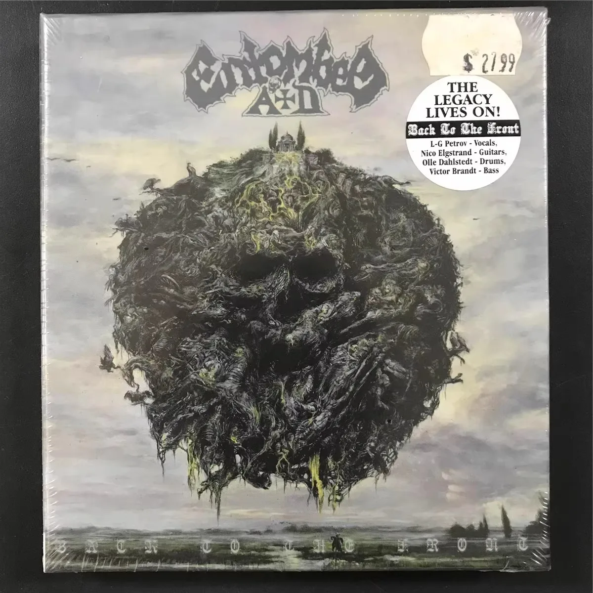 Death Metal Entombed AD Nico Elgstrand CD de música Regreso al frente Álbum Kill to Live Music Record Cosplay Walkman Soundtrack Box