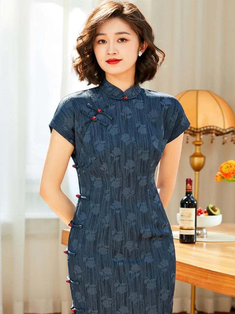 

Эле Дорабана: Новая летняя женская одежда с открытым передом, в стиле ретро, с цветочным узором, для повседневной носки, улучшенная модель для мам