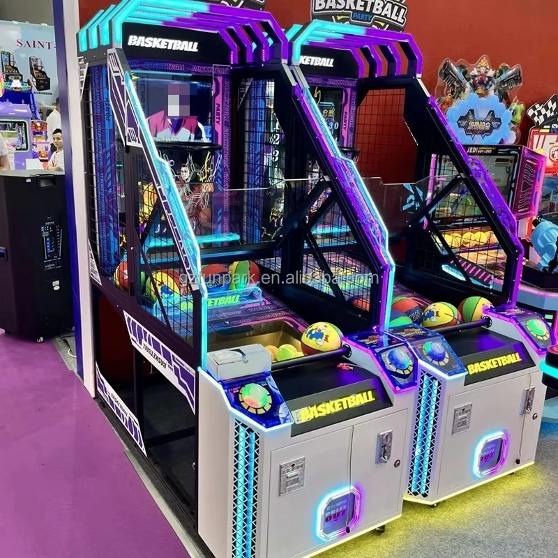 Coin Operated Basketball Game Machine Intelligent Basketball Shooting Machine Street Basketball Game Board Fun Excluding Freight