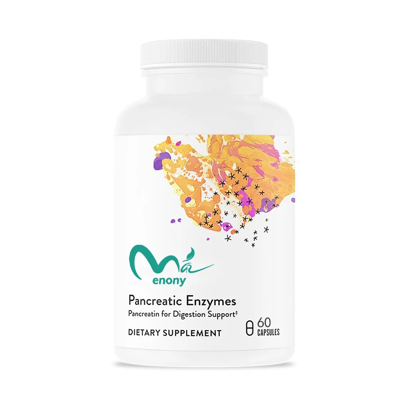 Enzima Pancreática: ayuda a apoyar la digestión y la absorción de nutrientes -60 cápsulas