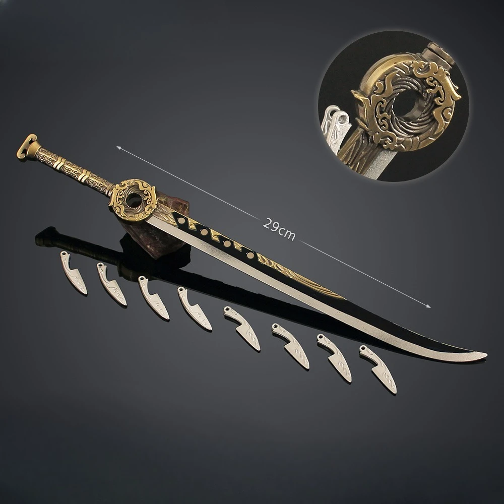 29 センチメートルハンリ不滅への人間の旅の記録アニメ周辺機器モデル合金コレクション装​​飾品小道具おもちゃ男の子用