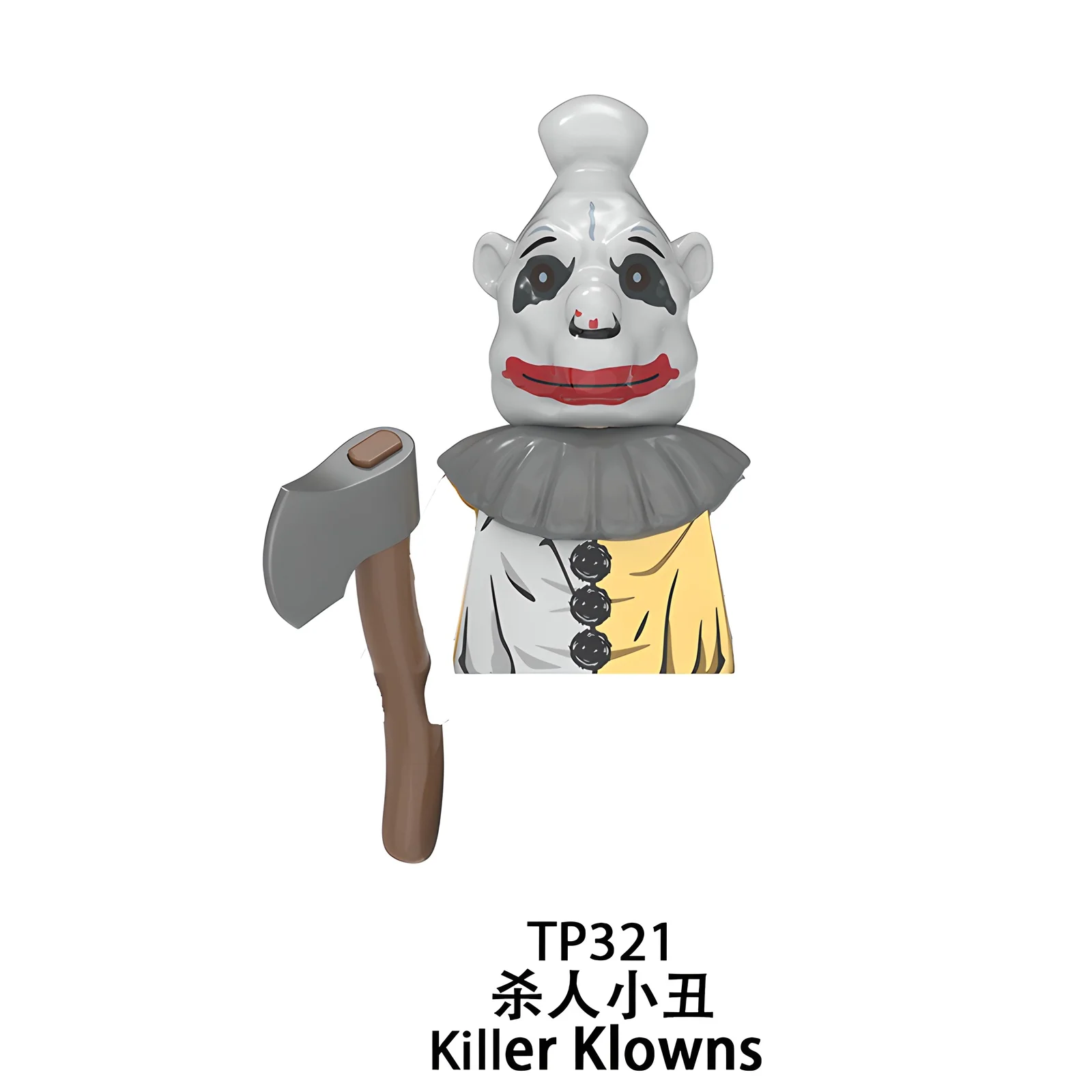 Figurines de blocs de construction Killer Klowns de troisième partie TP1040, 8 styles uniques avec des tenues distinctives, parfaites pour les collectionneurs