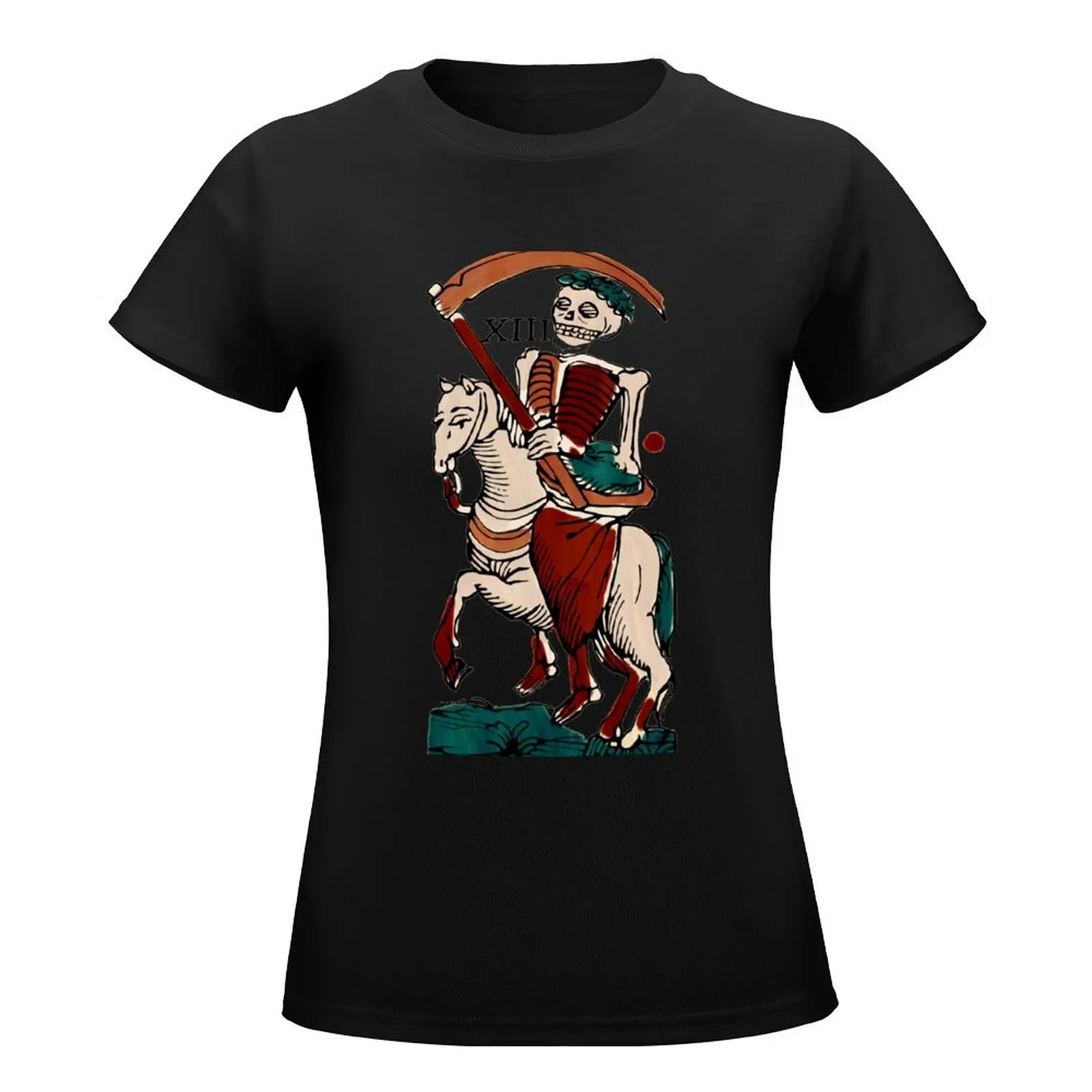 Nameless arcana, Minchiate tarot T-Shirt shirts graphic tees summer top female t-shirts for Women graphic tees