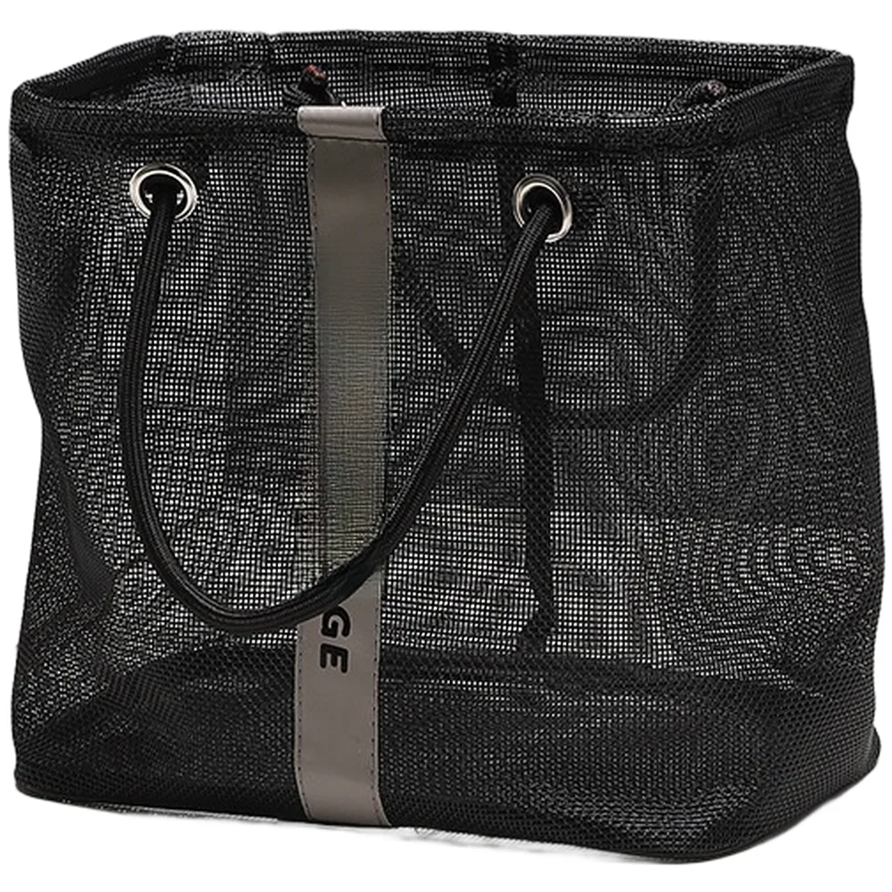 Large Capacity Bath Container Toiletries Organizer Mesh Bath Storage Large Capacity Mesh Ventilation Breathable PVC Mesh