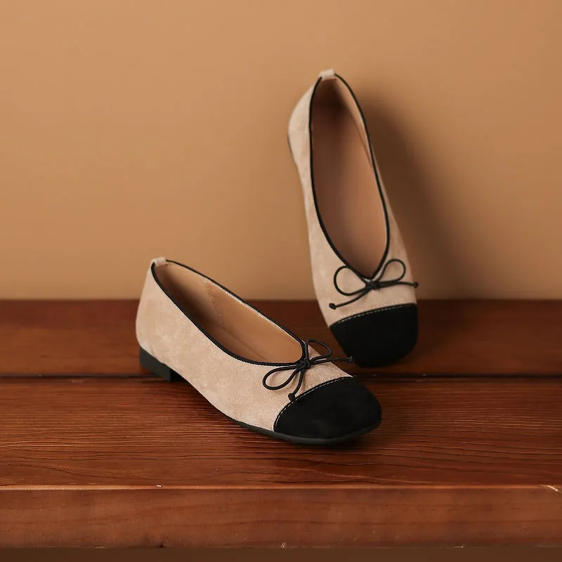 2026 New Spring Butterfly-knot Women Loafer Elegant Mix Colors Slip On Shoes Laides Comfort Soft Sole Ballet Flats Single Shoes