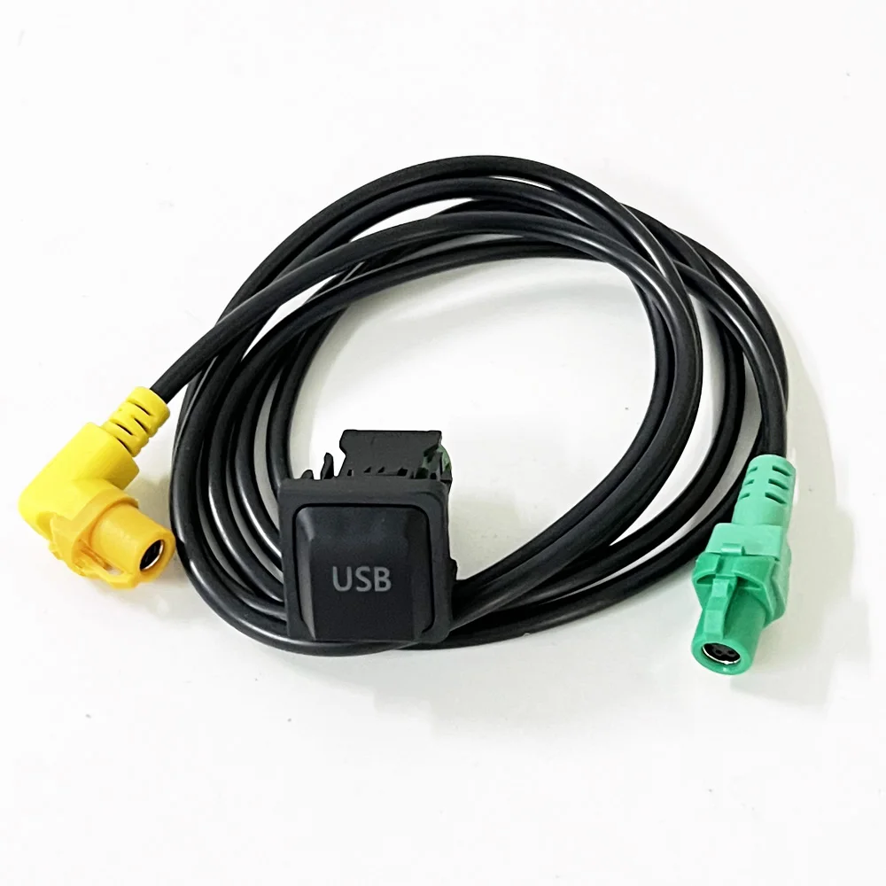

Car USB AUX Socket Adapter For VW Passat B7 Touran Tiguan Golf MK6 POLO 5KD035726