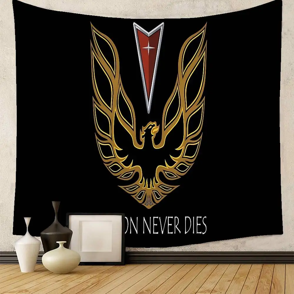 Pontiac Firebird Trans Printed Large Wall Tapestry Indian Buddha Wall Decoration Witchcraft Bohemian Hippie Wall Art Decor