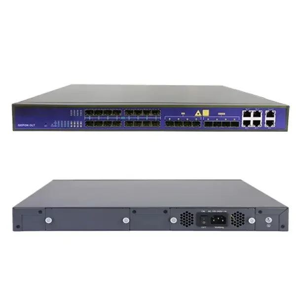 ZXY SFP support L3 Router or Switch 4 Pon Port Gepon Olt 20KM Transmission 8Port GPON Epon Enterprise Ethernet Olt
