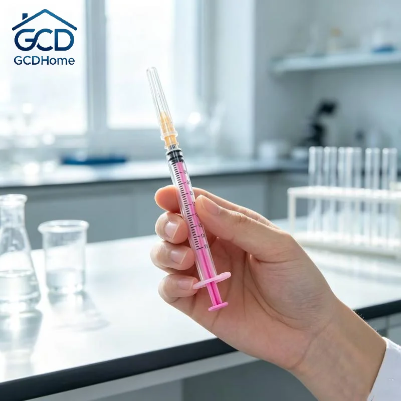 Ml Disposable Syringe With Needle, 10Pc Clear Scale Liquid Dispenser, Pet Feeding & Laboratory Measuring Tool
